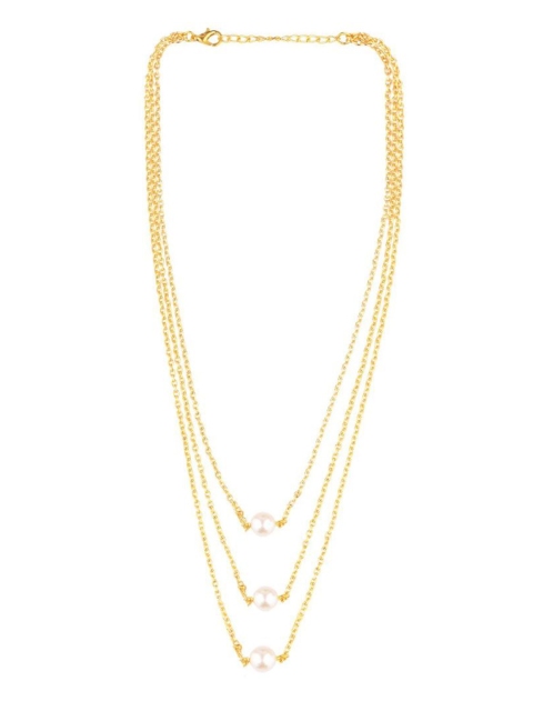 

Efulgenz Gold-Toned Gold-Plated Layered Chain