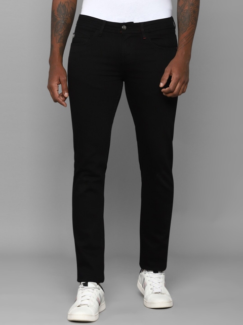 

Allen Solly Men Black Skinny Fit No Fade Cotton Jeans