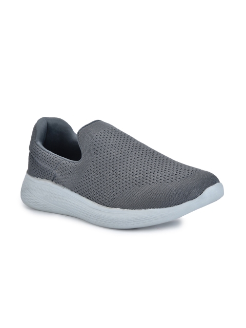 

Ganuchi Men Grey Mesh Running Non-Marking Shoes