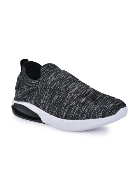 

Ganuchi Men Black Mesh Running Non-Marking Shoes