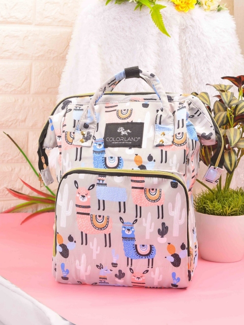 

POPLINS Cream-Coloured Canvas Diaper Bag