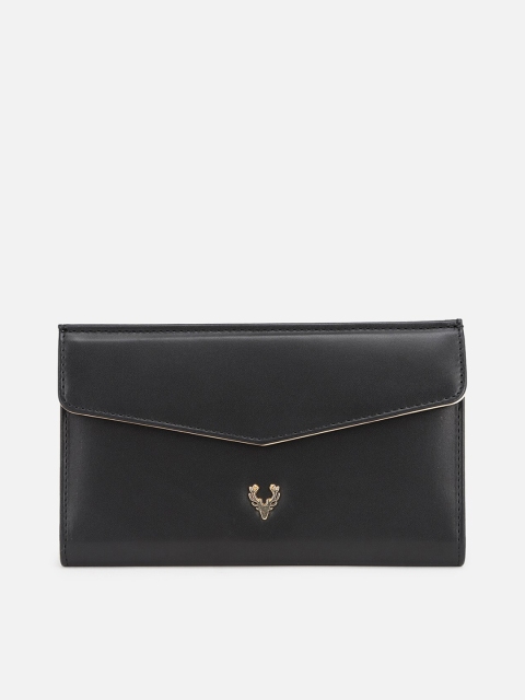 

Allen Solly Women Black PU Three Fold Wallet