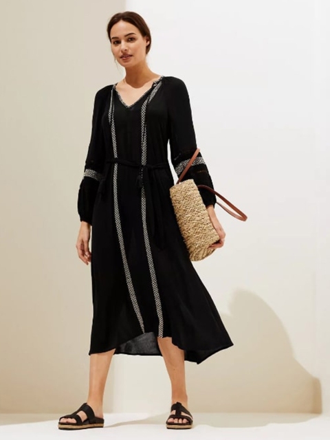 

Marks & Spencer Black Maxi Dress