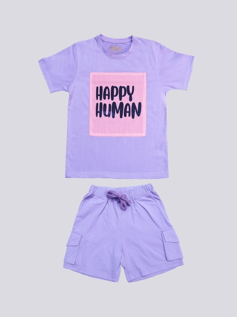 

GOJI Kids Purple Printed Night suit