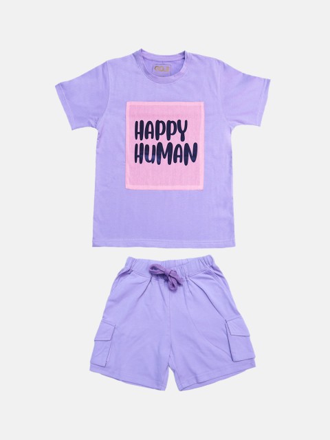

GOJI Kids Purple Printed Night suit