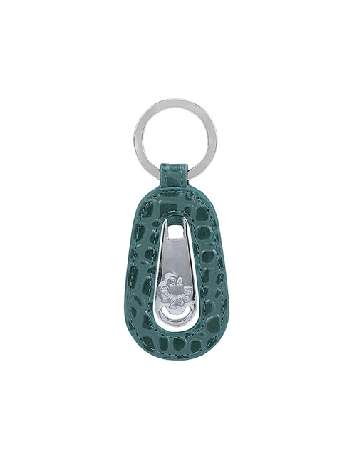 

Da Milano Green & Silver Textured Key chain