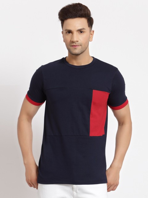 

Kalt Men Navy Blue T-shirt