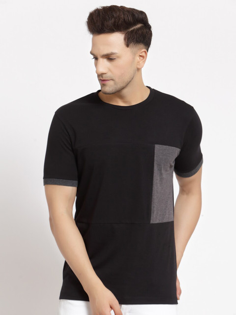 

Kalt Men Black T-shirt