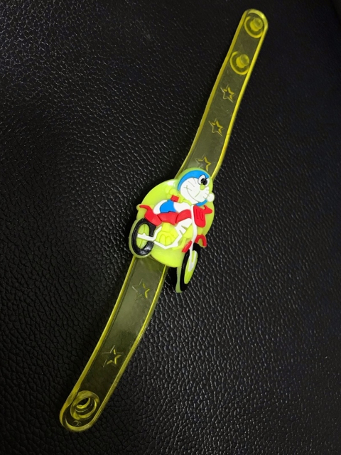 

MORKANTH JEWELLERY Boys Yellow & Blue Doremon Embedded Rakhi