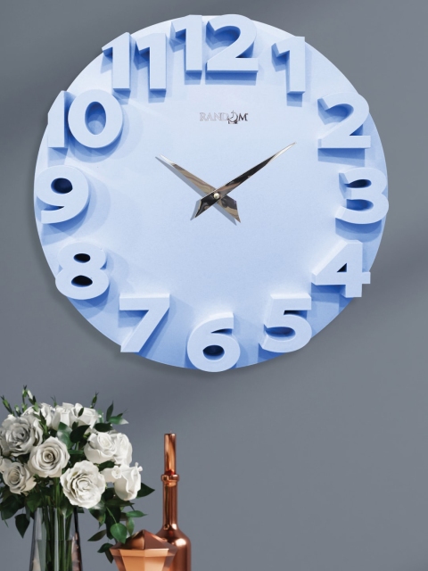 

RANDOM Blue Contemporary Analogue Wall Clock