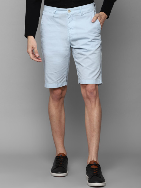 

Allen Solly Men Blue Slim Fit 100% Cotton Chino Shorts