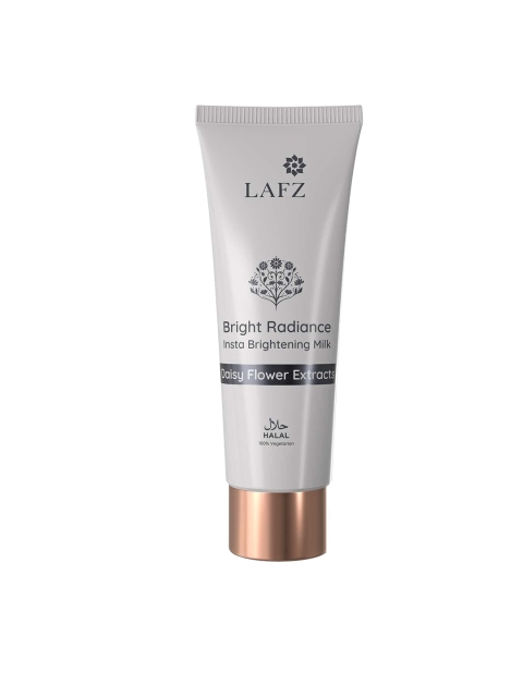 

LAFZ Bright Radiance Insta Brightening Milk Moisturizer with Daisy Flower Extract-75ml, White