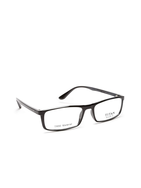 

Titan Unisex Black Full Rim Rectangle Frames TW1104MFP1