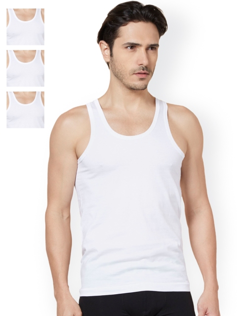 

Tuna London White Pack of 4 Vests 1010WHT