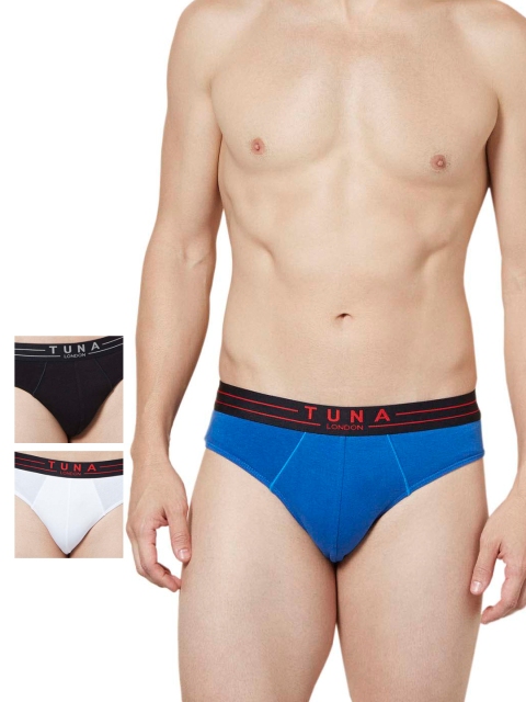 

Tuna London Pack of 3 Briefs BTM44WHBLRBL, Blue