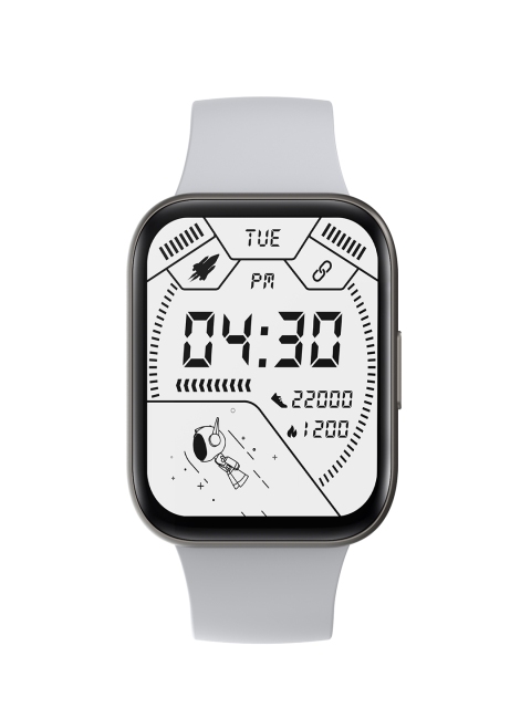 

Vikyuvi Vikfit Ultra Full Touch Smart Watch with SpO2 & 1.69 Large Display - Grey