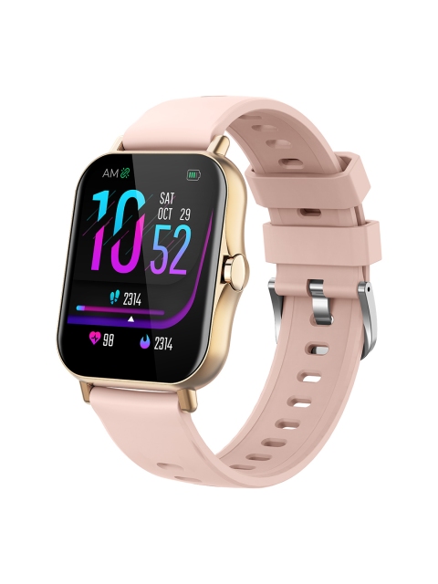 

VIKYUVI Unisex Gold-Toned VikFIT NEO Full Touch Display Smartwatch