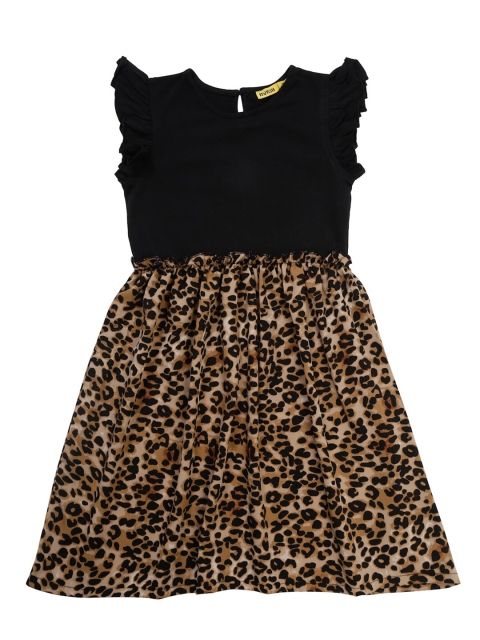 

NYNSH Black Animal Print Dress
