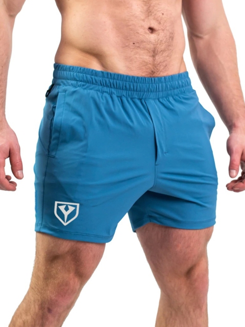

Yazole Men Blue Loose Fit Training or Gym Sports Shorts