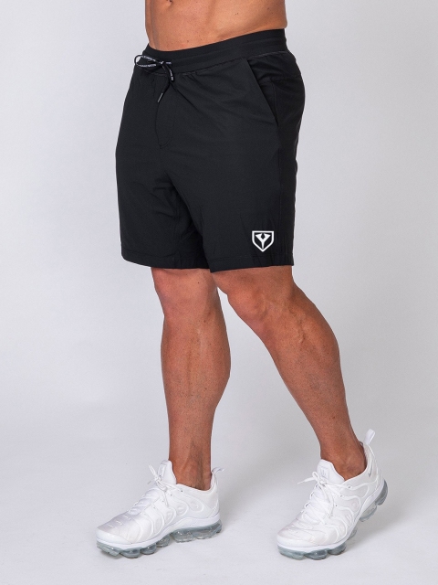 

Yazole Men Black Loose Fit Training or Gym Sports Shorts