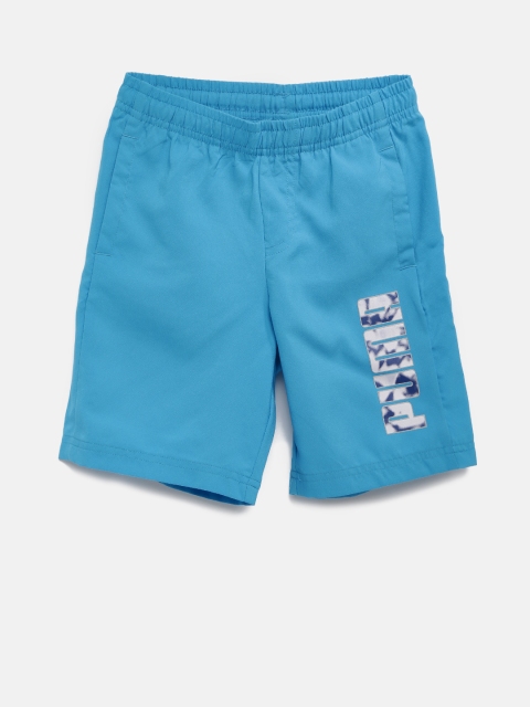 Puma Boys Blue Hero Solid Sports Shorts available at myntra for Rs.449