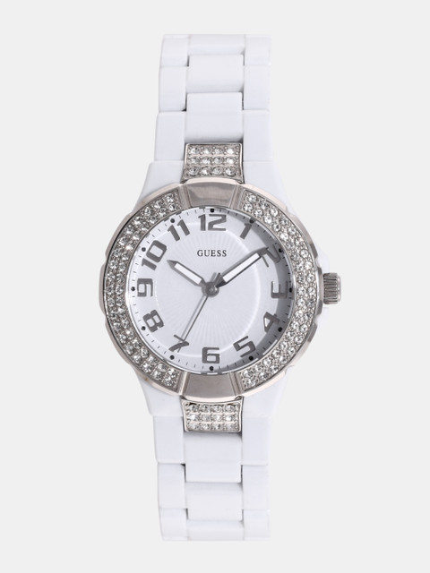 

GUESS Women White Analogue Watch W11611L1