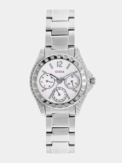

GUESS Women White Multifunction Watch W0938L1