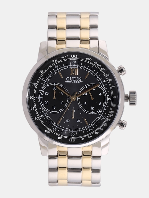

GUESS Men Grey & Black Chronograph Watch W0915G2