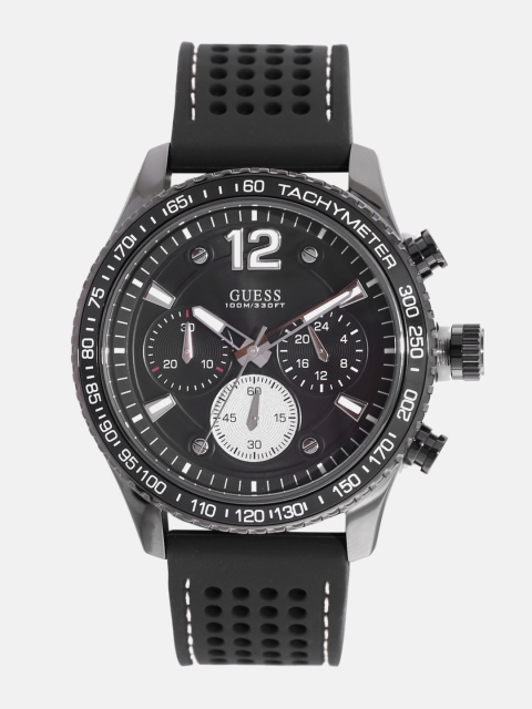 

GUESS Men Black Chronograph Watch W0971G1