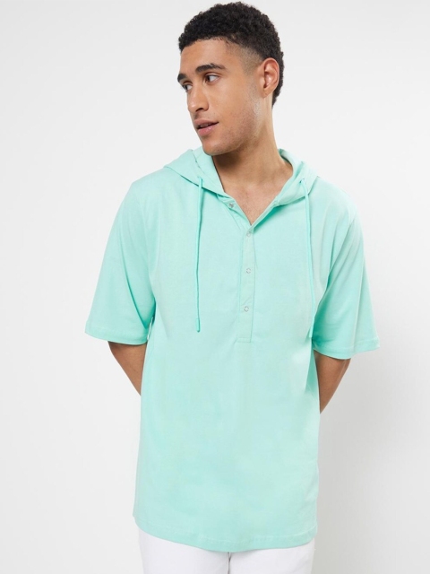 

Bewakoof Men Green Oversized T-shirt