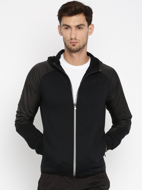 

Puma Men Black Solid UB Legend FZ Hooded Jacket