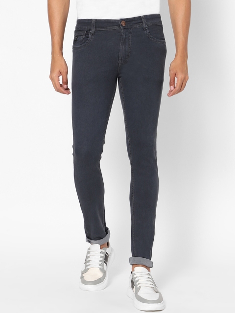 

ROCKING SWAMY Men Grey Slim Fit Stretchable Jeans