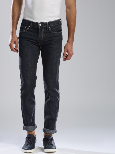 

Levis Men Navy 511 Slim Fit Low-Rise Stretchable Jeans, Navy blue
