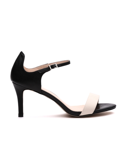 

Carlton London Women Black Solid Sandals