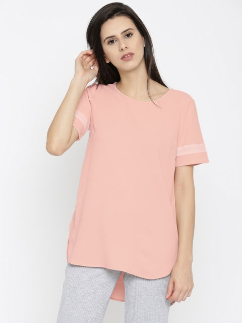 

Vero Moda Peach-Coloured High-Low Top