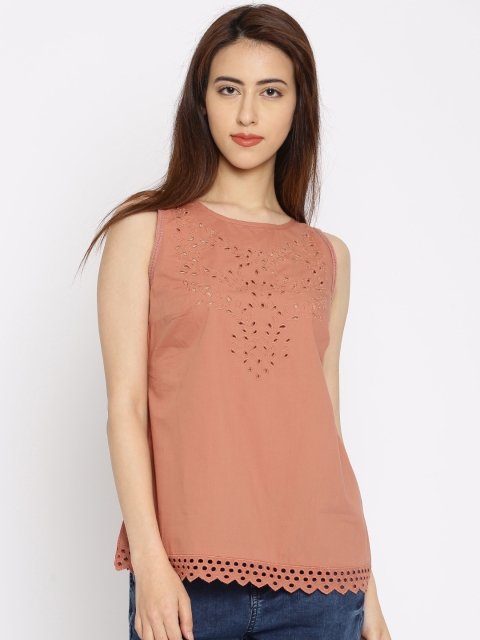 

Vero Moda Women Brown Solid Top