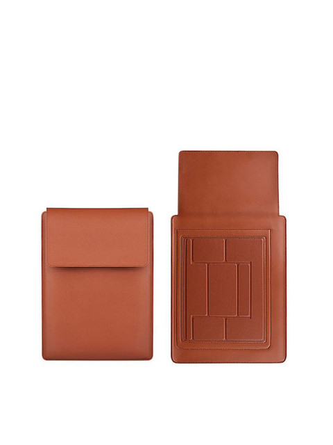 

Red Lemon Unisex Brown Laptop Bag