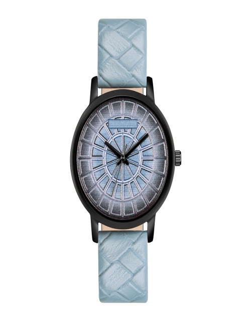 

WATCHSTAR Men Blue Dial & Blue Leather Textured Straps Analogue Watch MT-skyblue