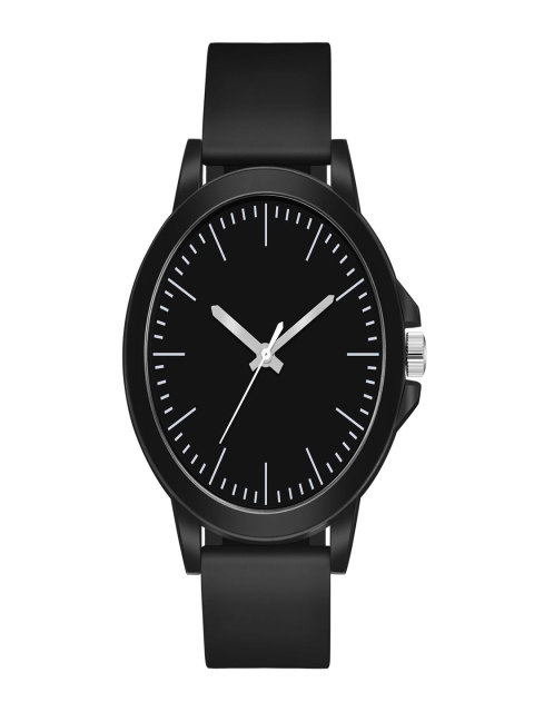 

WATCHSTAR Men Black Dial & Black Leather Straps Analogue Watch MT-copper-design-114
