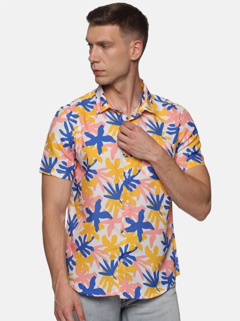 

Tusok Men Multicoloured Smart Floral Printed Casual Shirt, Multi