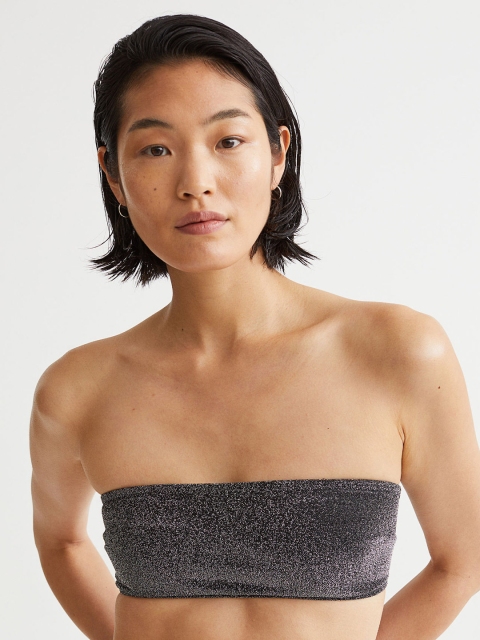 

H&M Women Black Padded Bandeau Bra 1063628010