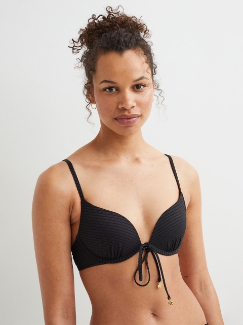 

H&M Women Black Push-Up Bikini Bra
