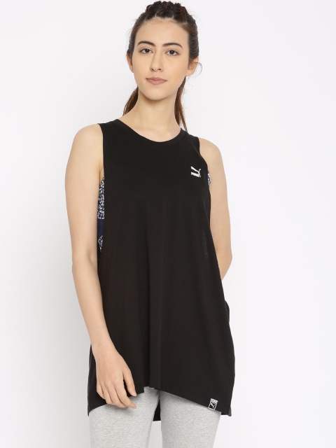 

Puma Women Black Archive Logo Tank Solid Top