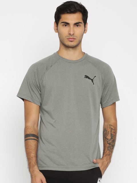

Puma Men Grey Dri-Release SS Solid T-shirt