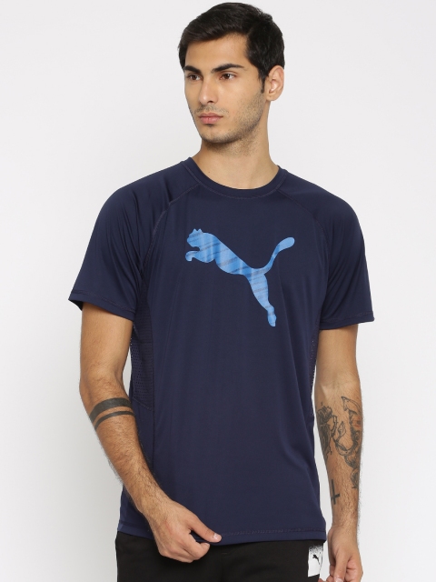 

Puma Men Navy Vent Cat Printed T-shirt, Navy blue