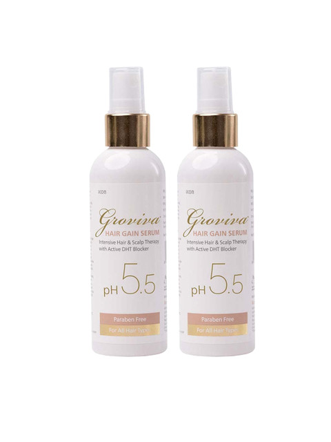 

Groviva Set Of 2 Hair Gain Serum With Active DHT Blocker, White