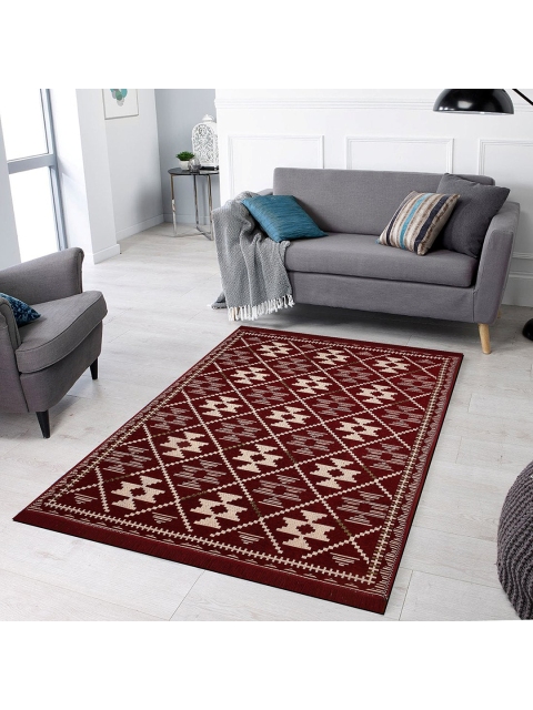 

Slushy Mushy Maroon Printed Modern Carpets