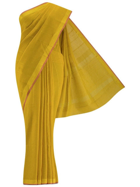 

Nalli Next Yellow Woven Design Zari Tant Pure Cotton Saree