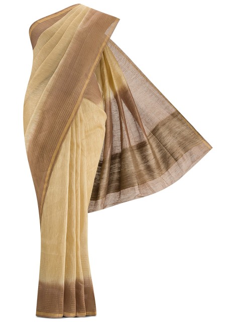 

Nalli Next Beige & Brown Pure Cotton Saree