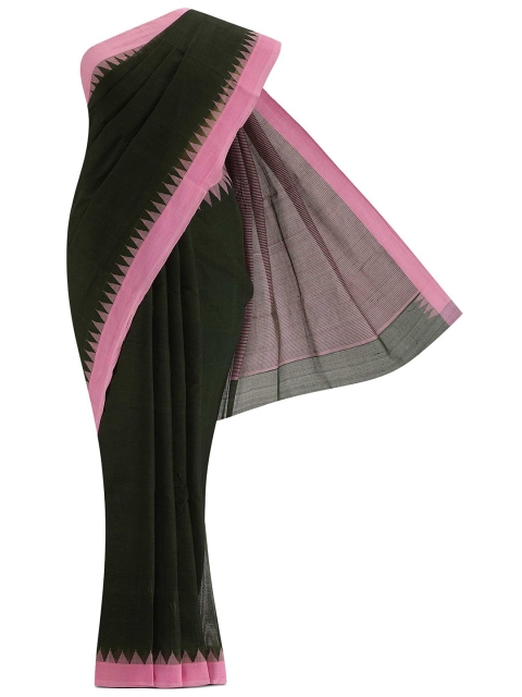 

Nalli Next Green & Pink Pure Cotton Saree